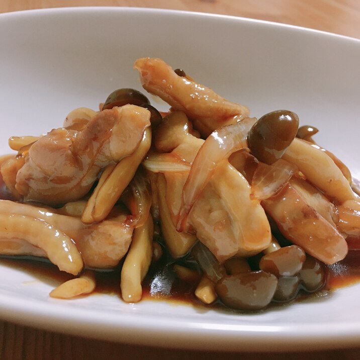 冷めてもおいしい*鶏としめじの照り焼き
